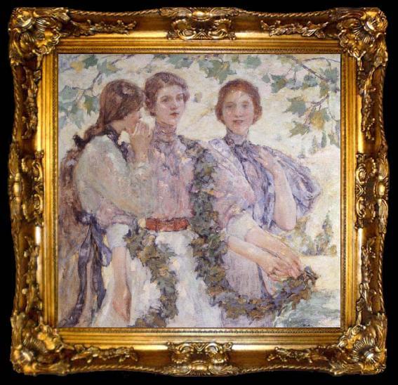 framed  George Robert Lewis Trio, ta009-2